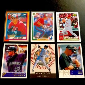 Larry Walker Baseball Cards - Lot of 12
